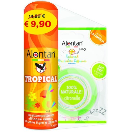 Pietrasanta Bi Pack Tropical Spray 75 Ml + Braccialetto Diffusore