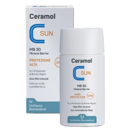 Unifarco Ceramol Sun Mb protezione SPF 30 50 Ml