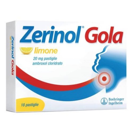 Zerinol Gola Limone* 18 Pastiglie 20mg