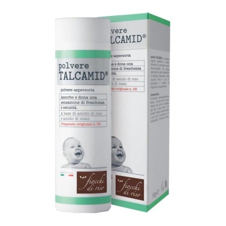 Artsana Talcamid Polvere Fiocchi di riso 50 G