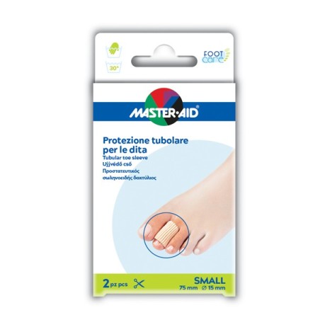 Master-aid Tubo In Gel Elasticizzato S 7,5 Cm 2 Pezzi