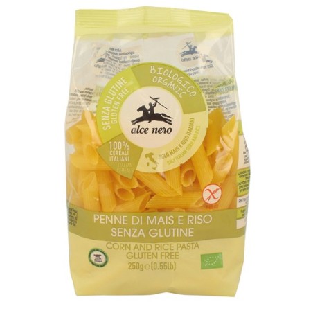 Alce Nero Penne Mais e riso Bio senza glutine 250 G