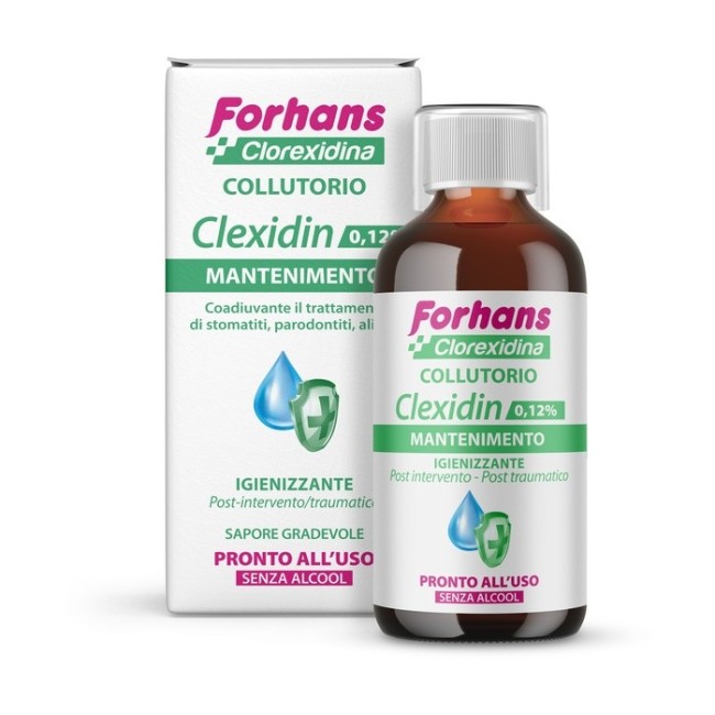 Uragme Forhans Collutorio Con Clorexidina 0,12 Senza Alcool 200 Ml