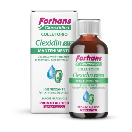 Uragme Forhans Collutorio Con Clorexidina 0,12 Senza Alcool 200 Ml