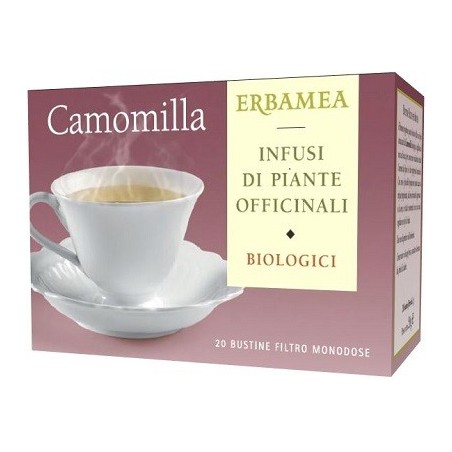 Erbamea Camomilla 20 Bustine Filtro integratore rilassante