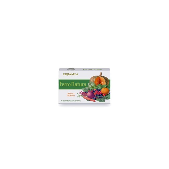 Erbamea Ferronatura integratore 24 Capsule 530 Mg