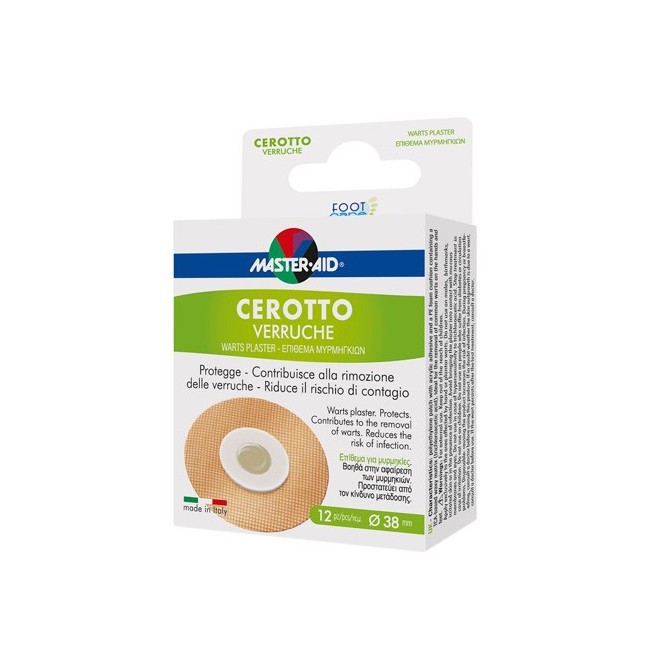 Master-aid Foot Care  Cerotto Verruche 12 Pezzi