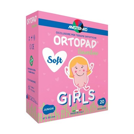 Ortopad Soft Girls Junior Cerotto Oculare Ortottico 20 Pezzi