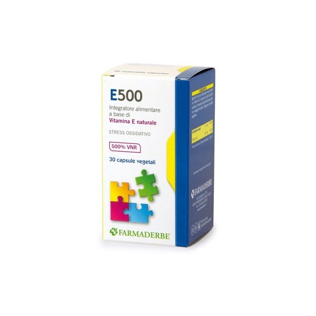 Farmaderbe E 500 30 Capsule integratore di vitamina E