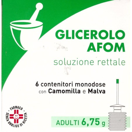 Afom Glicerolo Adulti 6 Contenitori Monodose