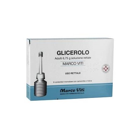 Glicerolo Marco Viti*adulti 6 Contenitori Monodose 6,75 G