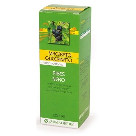 Farmaderbe Macerato Glicerico Ribes Nero 100 Ml