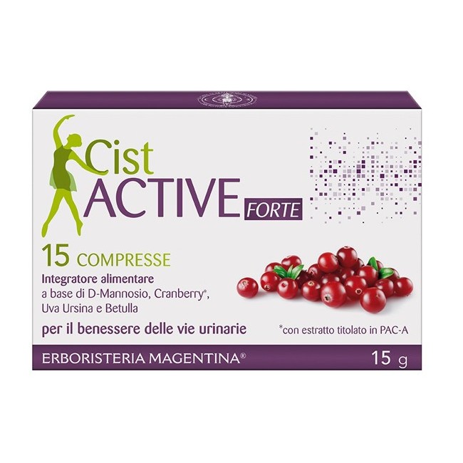 Erboristeria Magentina Cist Active integratore 15 Compresse