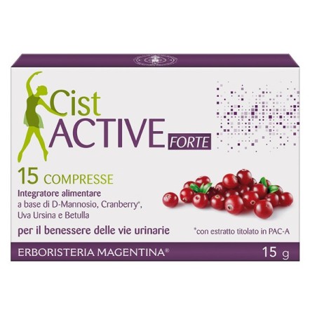 Erboristeria Magentina Cist Active integratore 15 Compresse