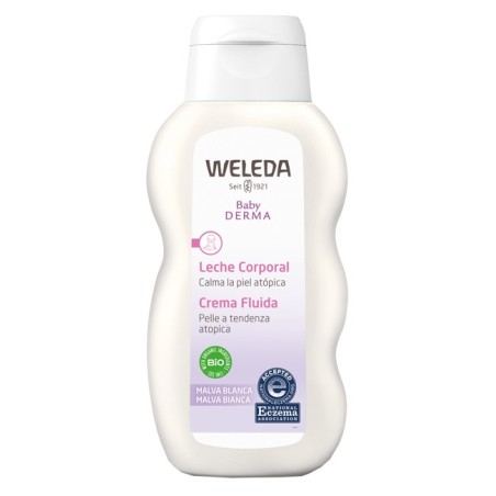 Weleda Italia Baby Derma Crema Fluida Malva 200 Ml