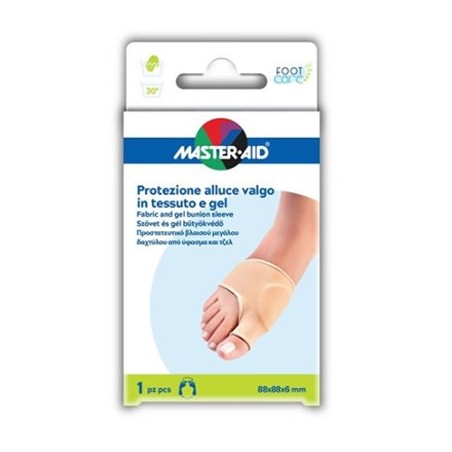 Master-aid Protezione In Gel E Tessuto Per Alluce Valgo 1 Pezzo