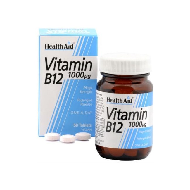 Healthaid Italia Vitamin B12 1000 Ug 50 Capsule 48,5 G