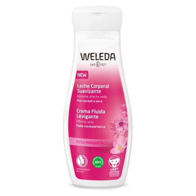 Weleda Italia Crema Fluida Levigante Rosa Mosqueta 200 Ml