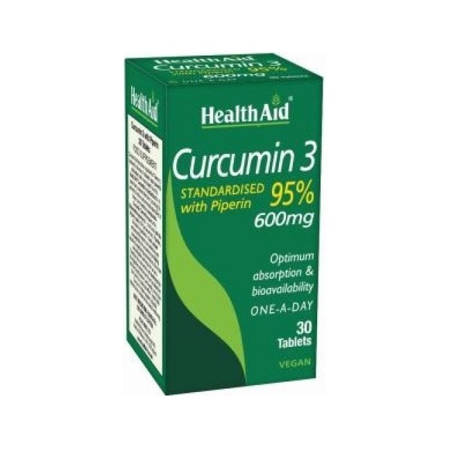 Healthaid Italia Curcumin 3 integratore 30 Compresse