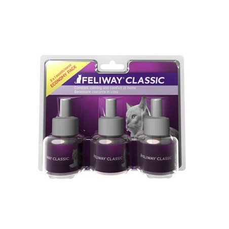 Ceva Salute Animale Feliway Classic 3 Ricariche Da 48 Ml