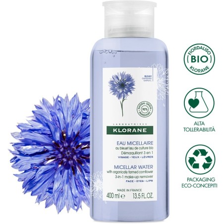 Klorane Acqua Micellare Fiordaliso Bio Struccante 400ml