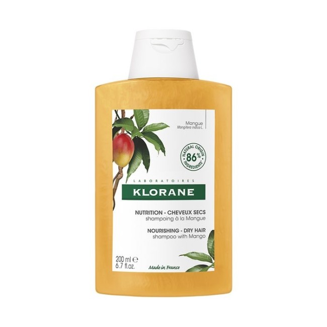 Klorane Shampoo al Mango nutriente capelli fragili 200 ml