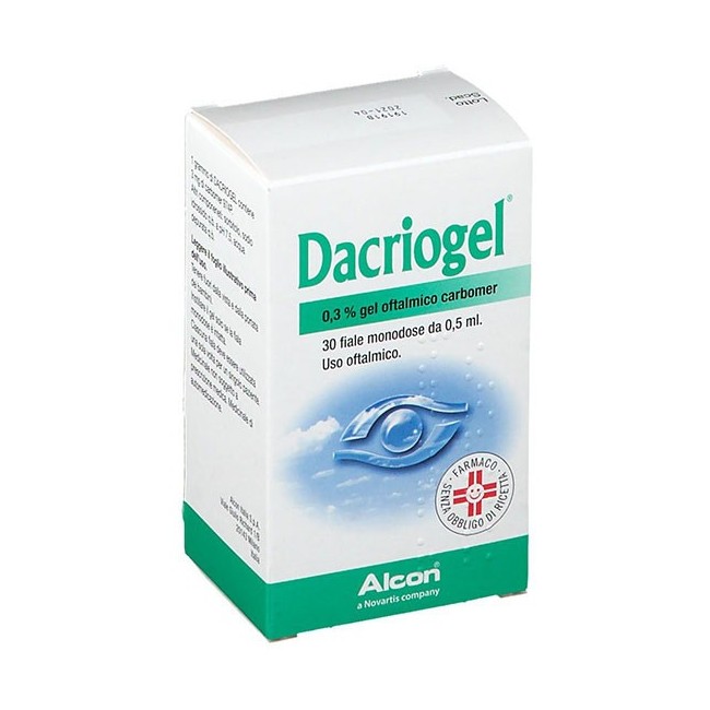 Dacriogel*gel 30 Fiale 0,5ml 0,3%