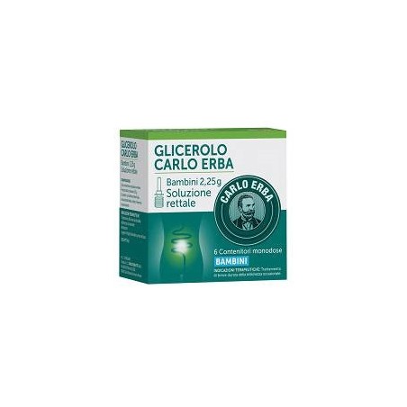 Carlo Erba Glicerolo* Bambini 6 Contenitori Monodose 2,25g