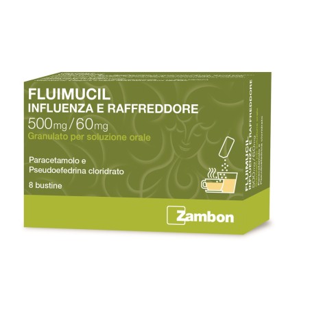 Fluimucil Influenza Raffreddore 8 Buste