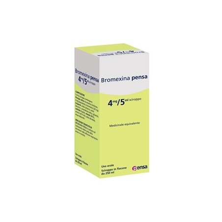 Bromexina Pensa*sciroppo 250ml 4mg/5m