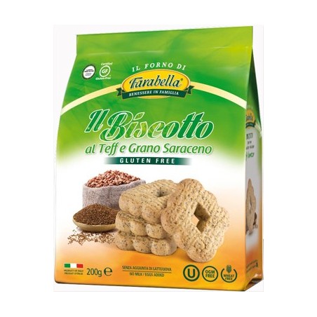 Bioalimenta Farabella Il Biscotto Al Teff E Grano Saraceno 200 G