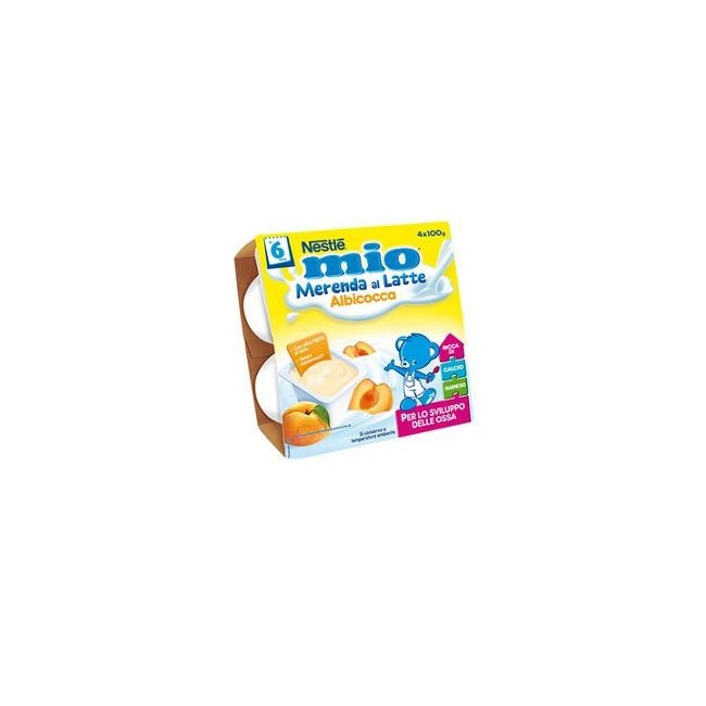 Nestle' Mio Merenda Albicocca per bambini 4 X 100 G