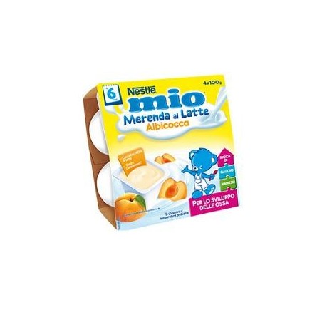 Nestle' Mio Merenda Albicocca per bambini 4 X 100 G