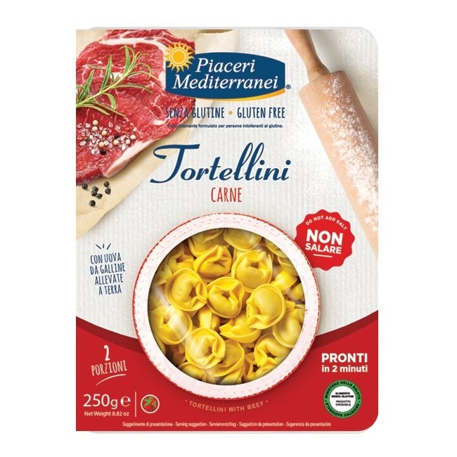 Eurospital Piaceri Mediterranei Tortellini Carne senza glutine 250 G