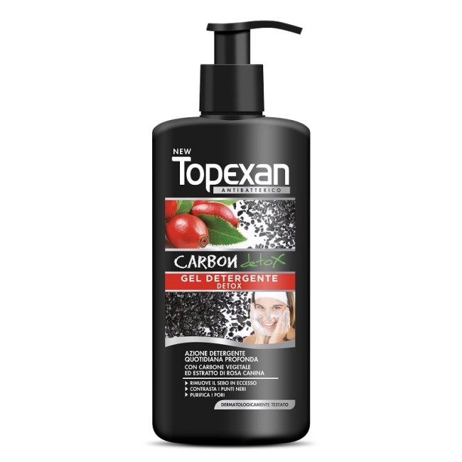 New Topexan Gel Detergente Purificante Carbon Detox 200 Ml