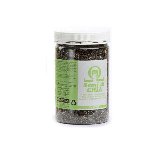 Erbavoglio Production Chia Semi barattolo 450 G