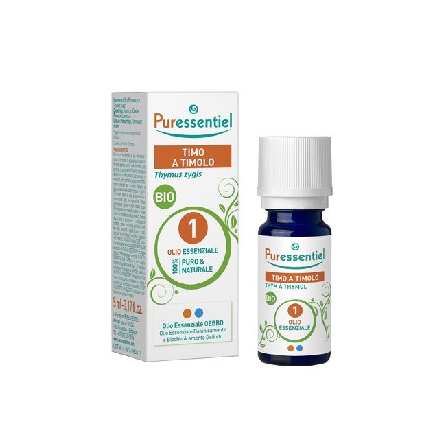 Puressentiel Timo Timolo Olio Essenziale Bio gocce 10 Ml