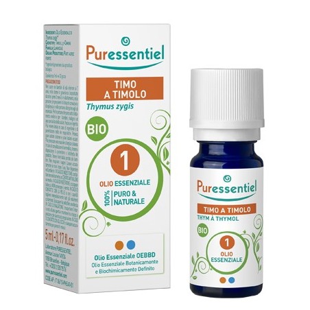 Puressentiel Timo Timolo Olio Essenziale Bio gocce 10 Ml