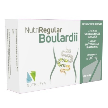 Nutrileya Nutriregular Boulardii 20 Capsule integratore di probiotici