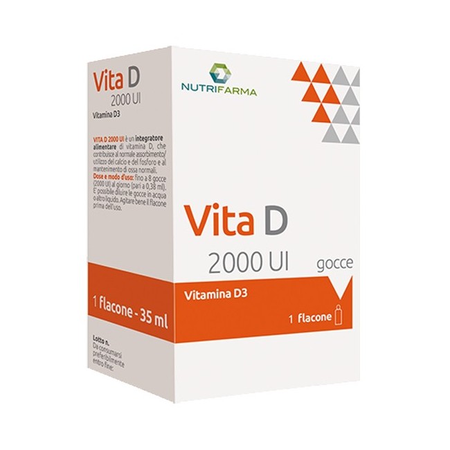 Aqua Viva Vita D 2000ui integratore Gocce 35 Ml