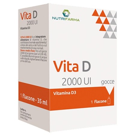 Aqua Viva Vita D 2000ui integratore Gocce 35 Ml