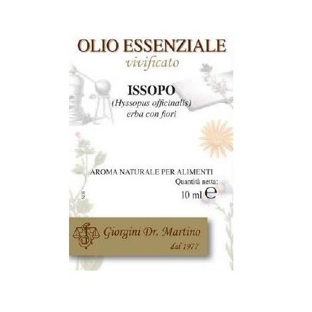 Dr Giorgini Ser-vis Issopo olio essenziale 10ml