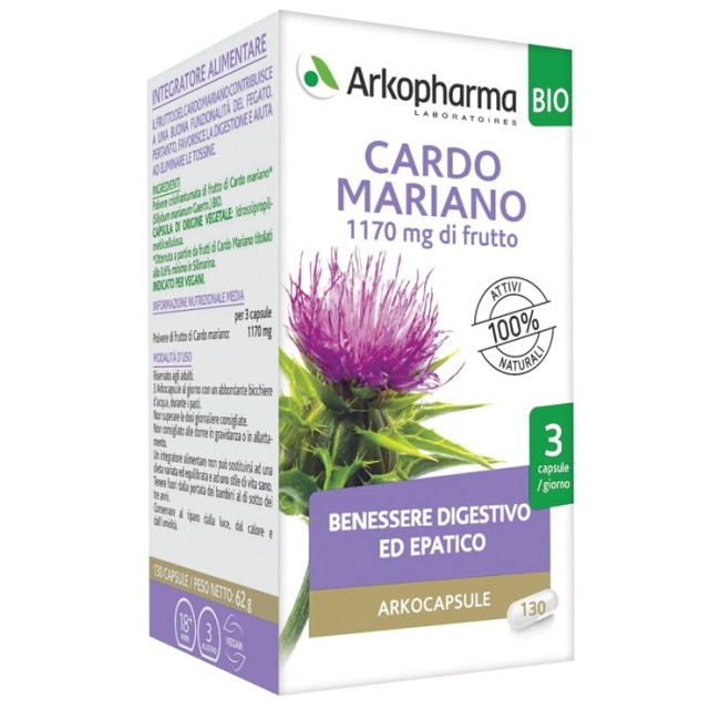 Arkofarm Arko Capsule Cardo Mariano Bio 130 Capsule