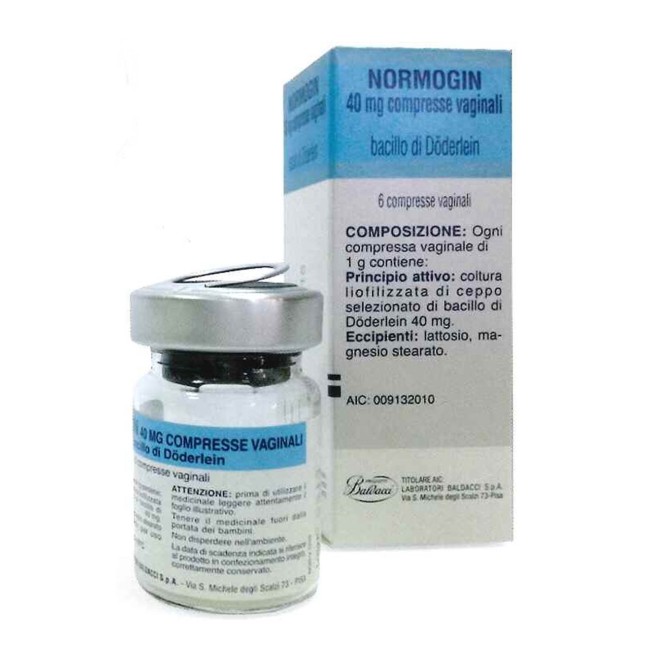 Normogin 6 Compresse Vaginali 40mg