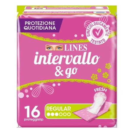 Fater Proteggislip Lines Intervallo Fresh&go Ripiegati 16 Pezzi