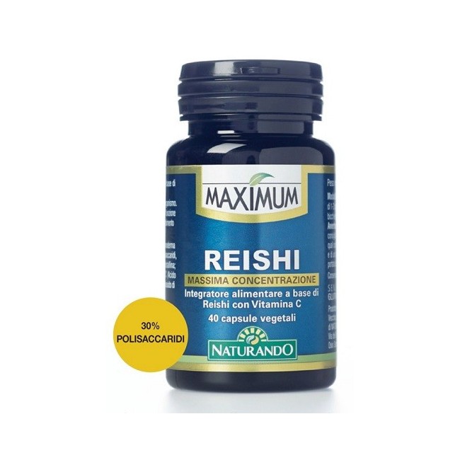 Naturando Maximum Reishi integratore 40 Capsule