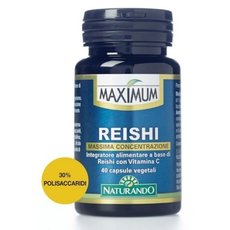 Naturando Maximum Reishi integratore 40 Capsule