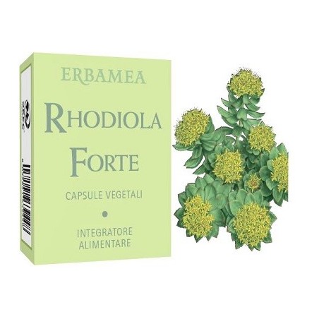 Erbamea Rhodiola Forte integratore 24 Capsule