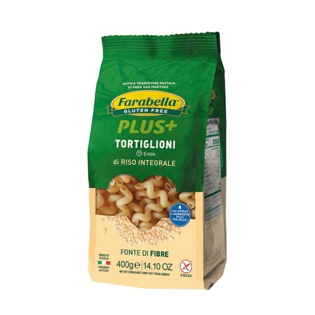 Bioalimenta Farabella Tortiglioni Riso Integrale 400 G