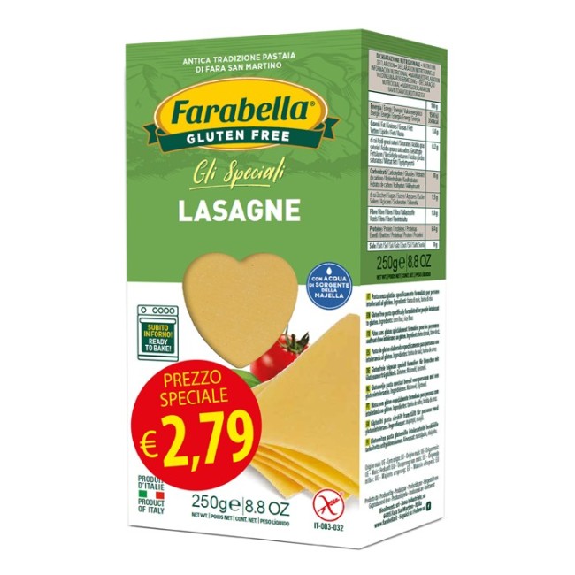 Bioalimenta Farabella Lasagna senza glutine 250 G